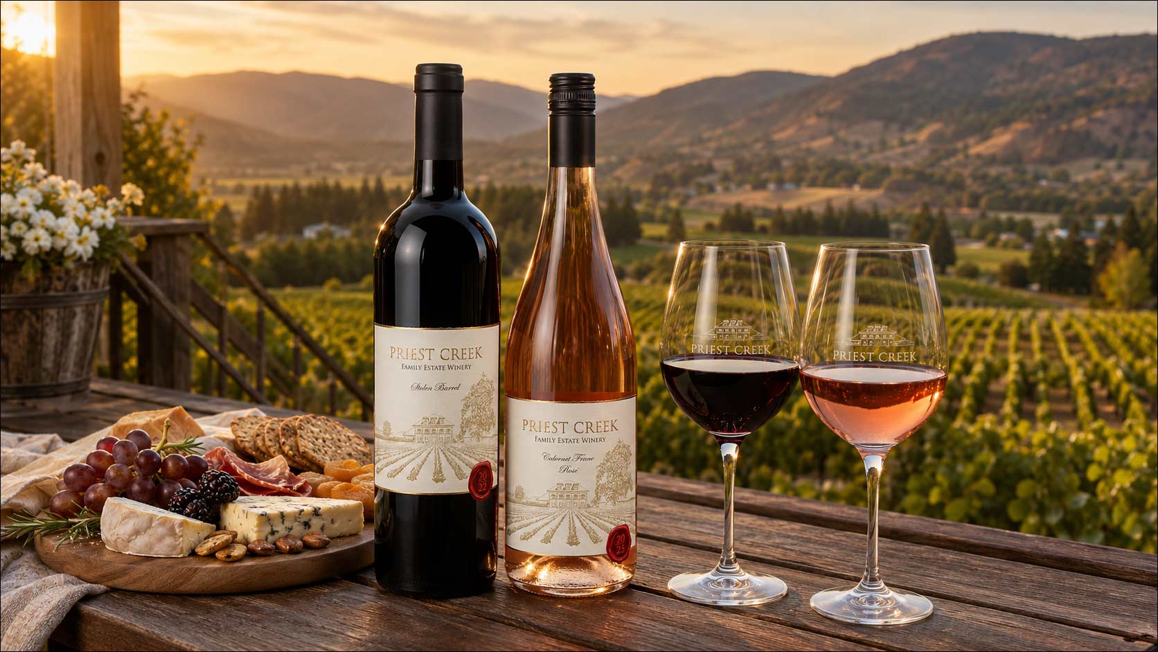 Priest Creek Family Estate Winery wines featured at ARC Liquor Harvey