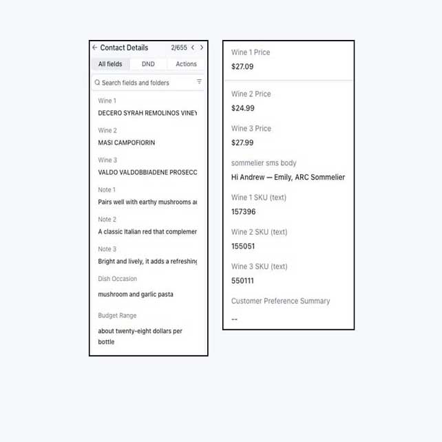 Emily voice captured fields