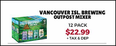 Vancouver Island Brewing Outpost Mixer – 12 Pack